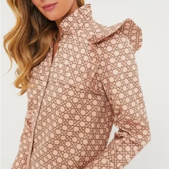Tuckernuck Petal Cane Winnie Blouse/ S